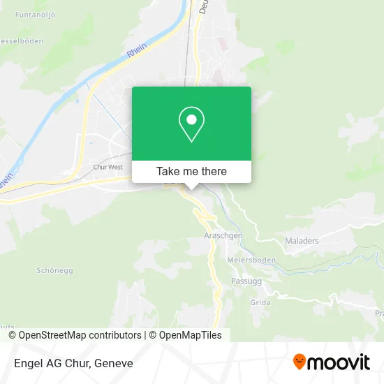 Engel AG Chur map