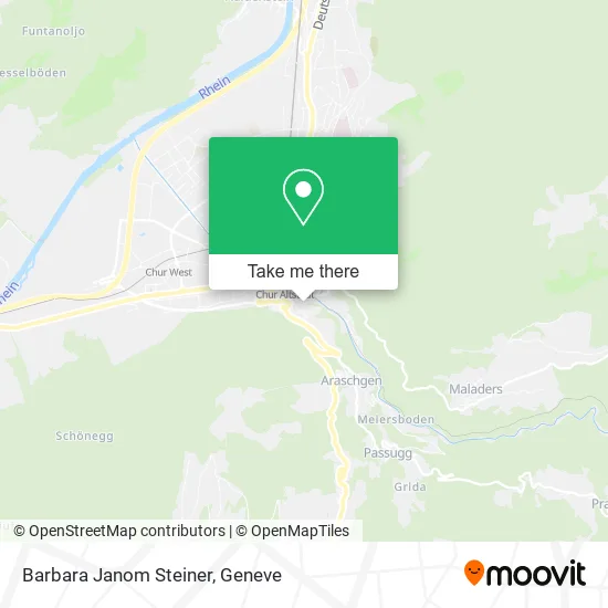 Barbara Janom Steiner map