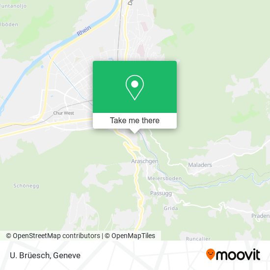 U. Brüesch map