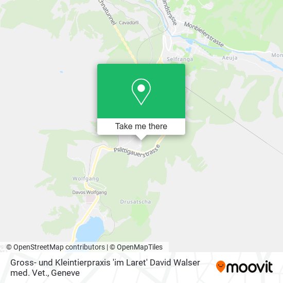Gross- und Kleintierpraxis 'im Laret' David Walser med. Vet. map