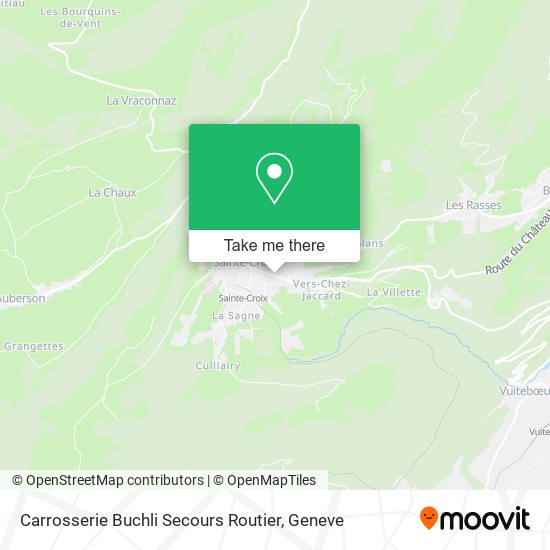 Carrosserie Buchli Secours Routier map