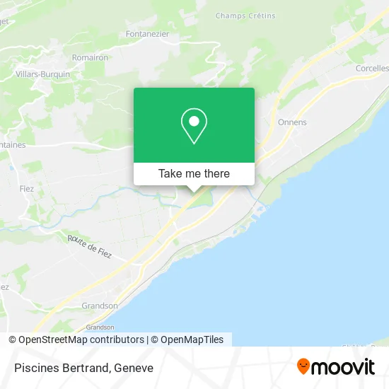 Piscines Bertrand map