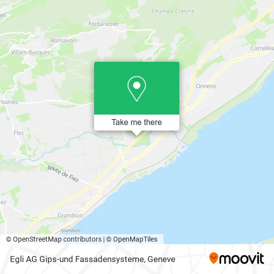 Egli AG Gips-und Fassadensysteme map