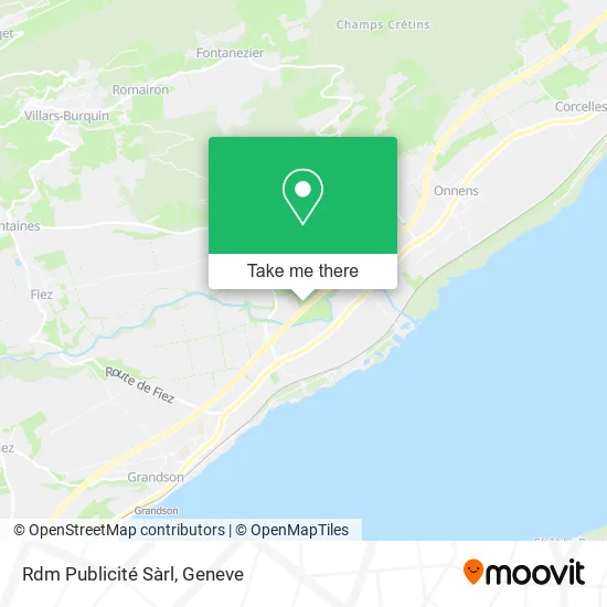 Rdm Publicité Sàrl map