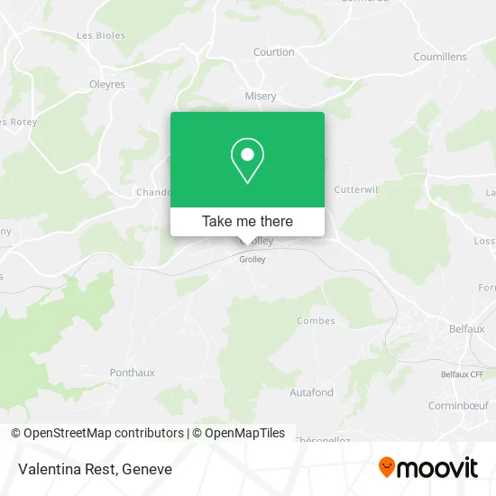 Valentina Rest map