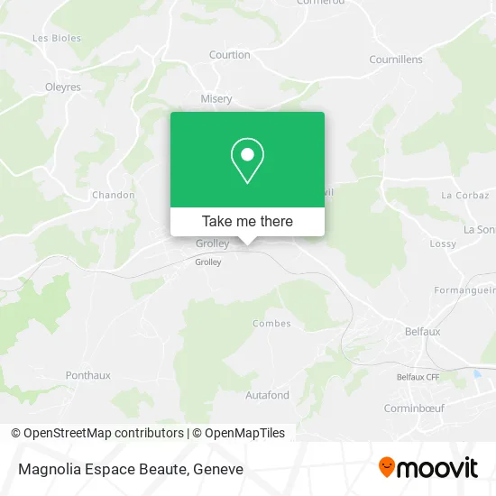 Magnolia Espace Beaute map