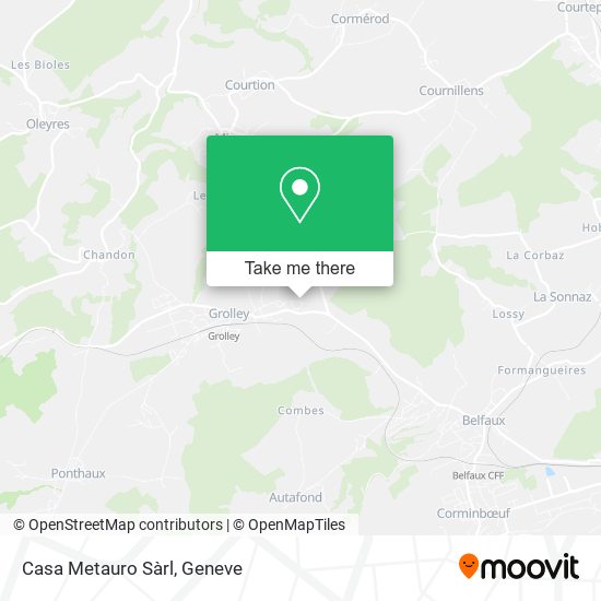 Casa Metauro Sàrl map