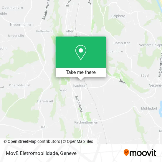 MovE Eletromobilidade map