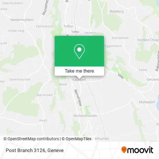 Post Branch 3126 map