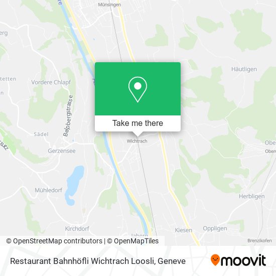 Restaurant Bahnhöfli Wichtrach Loosli map