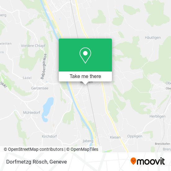 Dorfmetzg Rösch map