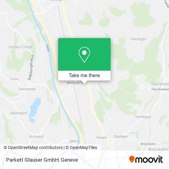 Parkett Glauser GmbH map