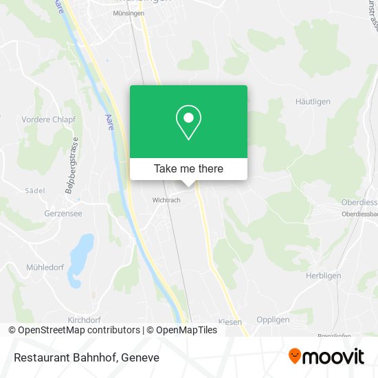 Restaurant Bahnhof map