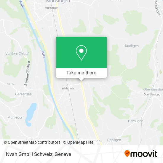 Nvsh GmbH Schweiz map