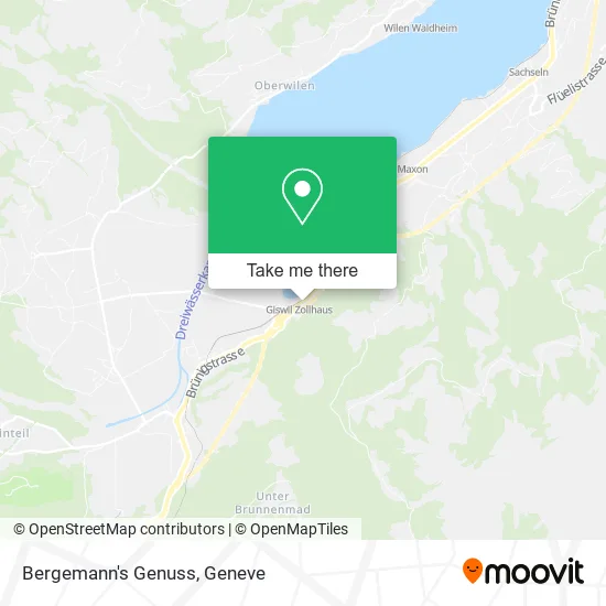 Bergemann's Genuss map