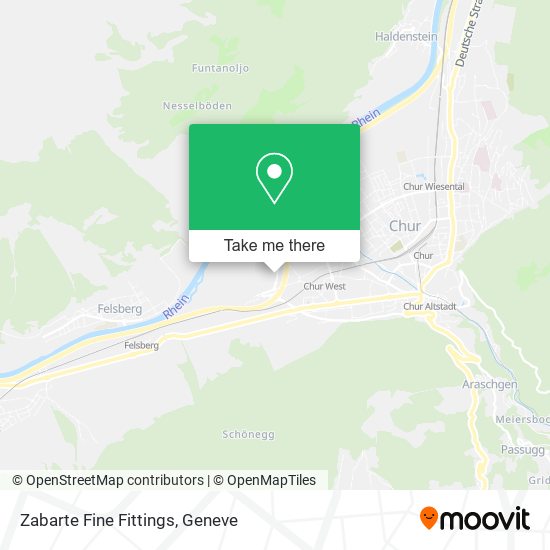 Zabarte Fine Fittings map