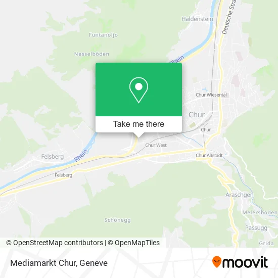 Mediamarkt Chur map