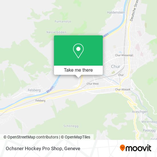 Ochsner Hockey Pro Shop map