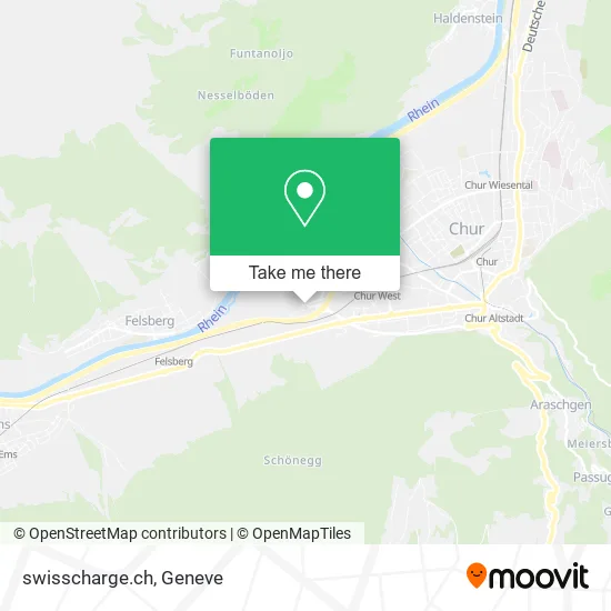 swisscharge.ch map