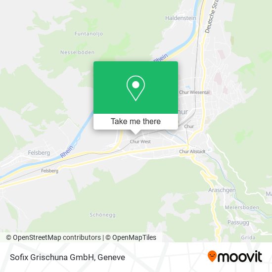 Sofix Grischuna GmbH map