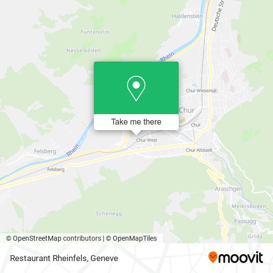 Restaurant Rheinfels map