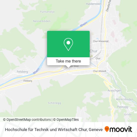 Hochschule für Technik und Wirtschaft Chur map