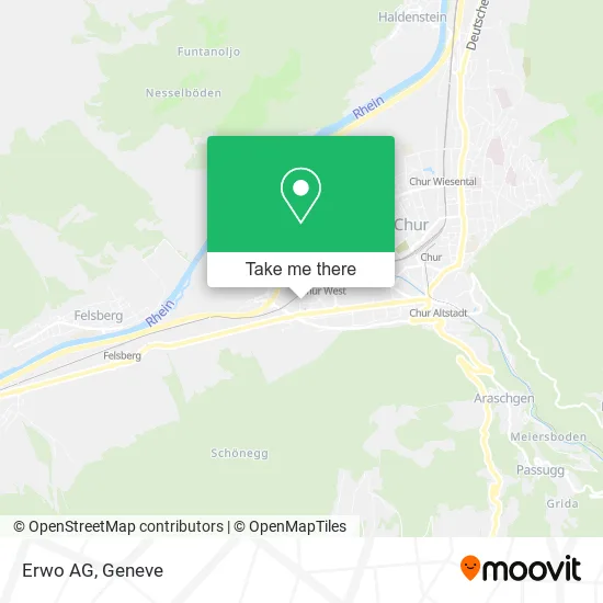 Erwo AG map