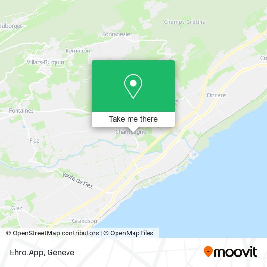 Ehro.App map