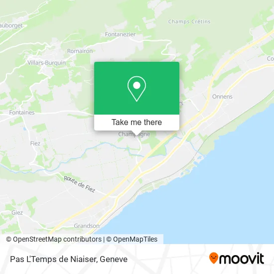 Pas L'Temps de Niaiser map