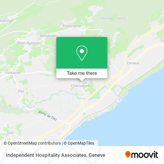 Independent Hospitality Associates map
