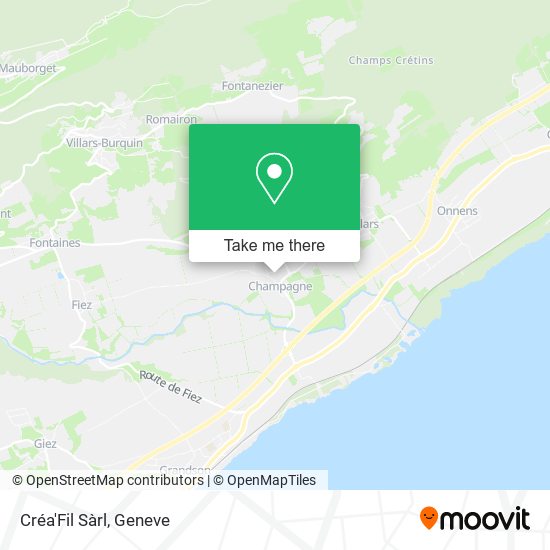 Créa'Fil Sàrl map