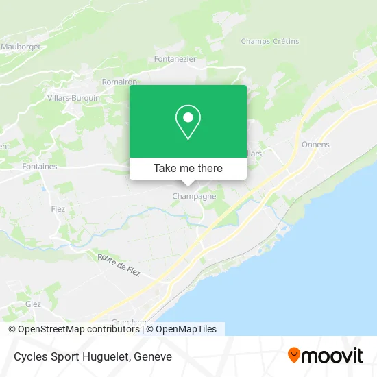 Cycles Sport Huguelet map