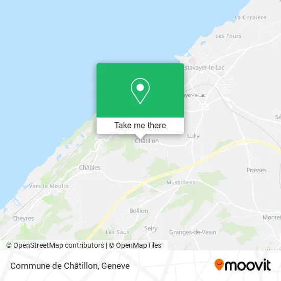 Commune de Châtillon map