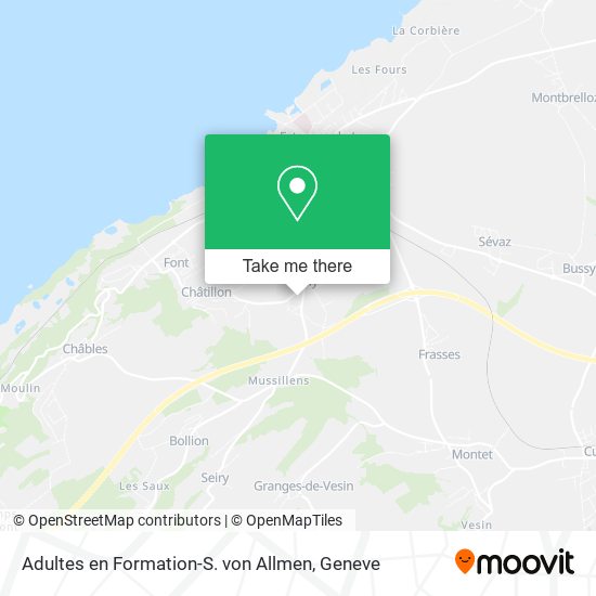 Adultes en Formation-S. von Allmen map