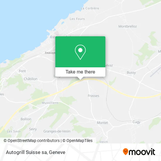 Autogrill Suisse sa map