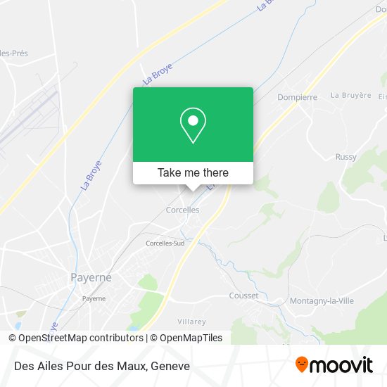 Des Ailes Pour des Maux map