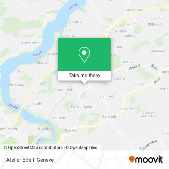 Atelier Edelf map
