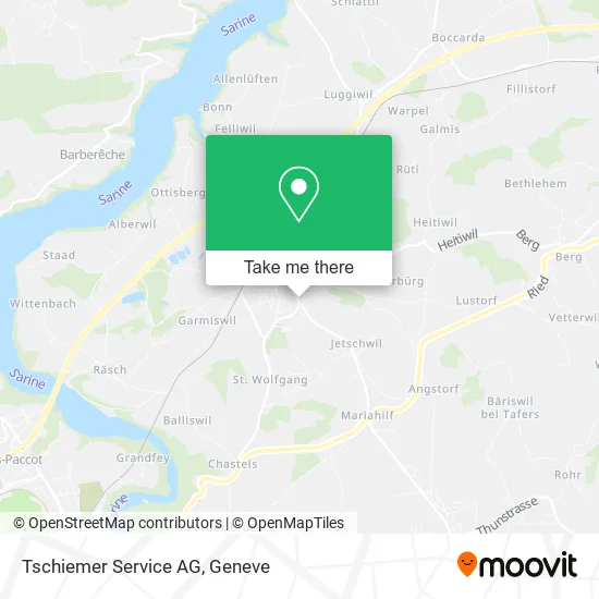 Tschiemer Service AG map