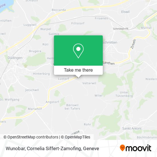 Wunobar, Cornelia Siffert-Zamofing map