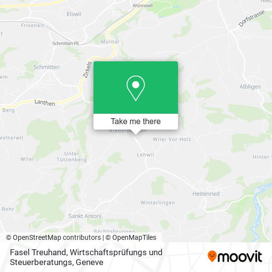 Fasel Treuhand, Wirtschaftsprüfungs und Steuerberatungs map