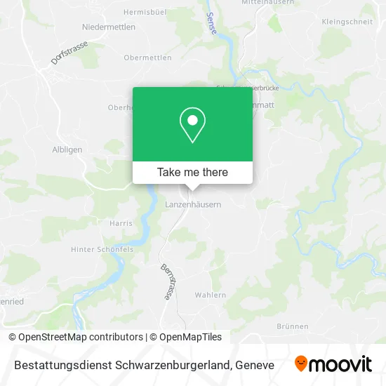 Bestattungsdienst Schwarzenburgerland plan