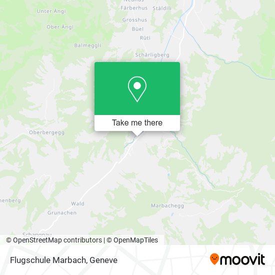 Flugschule Marbach map