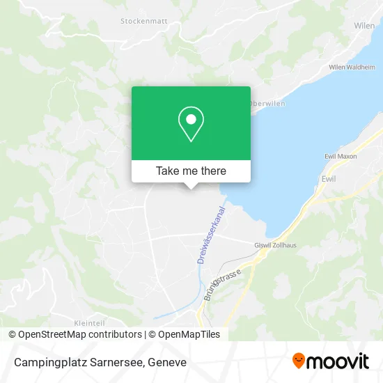 Campingplatz Sarnersee map