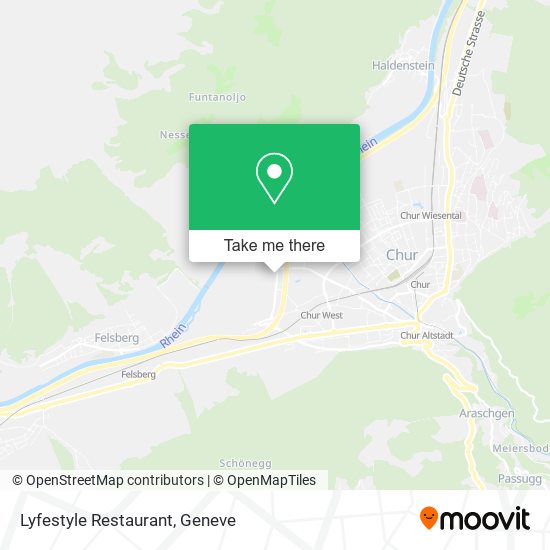 Lyfestyle Restaurant map