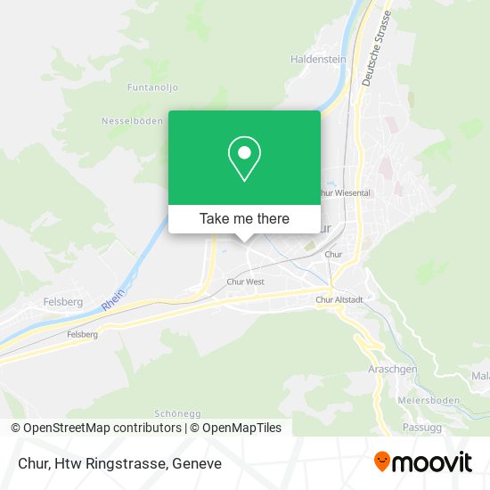 Chur, Htw Ringstrasse map