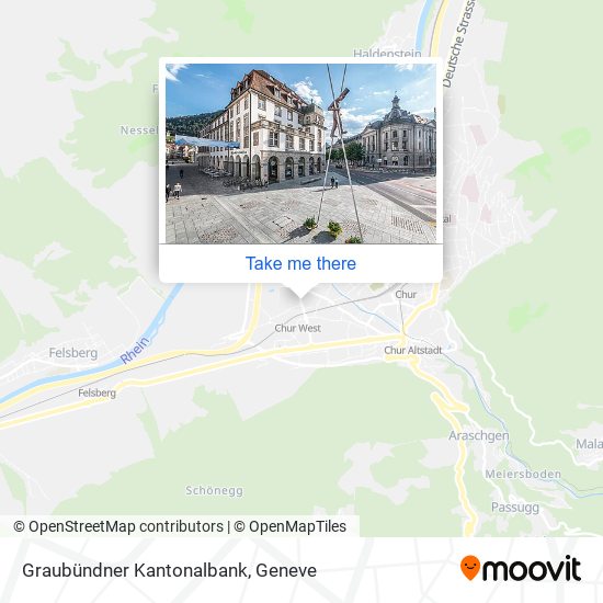 Graubündner Kantonalbank map