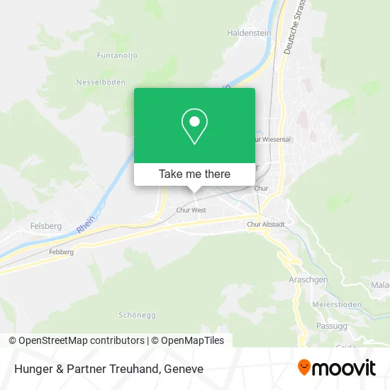 Hunger & Partner Treuhand map