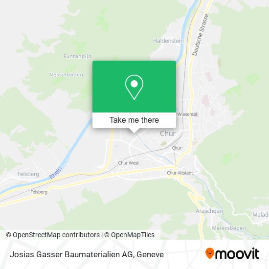 Josias Gasser Baumaterialien AG map