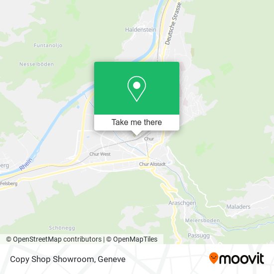 Copy Shop Showroom map