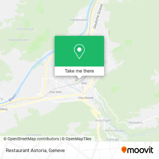 Restaurant Astoria map